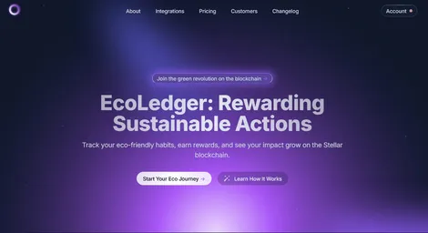 EcoLedger: Rewarding Sustainable Actions