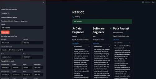 RezBot - AI Resume Builder